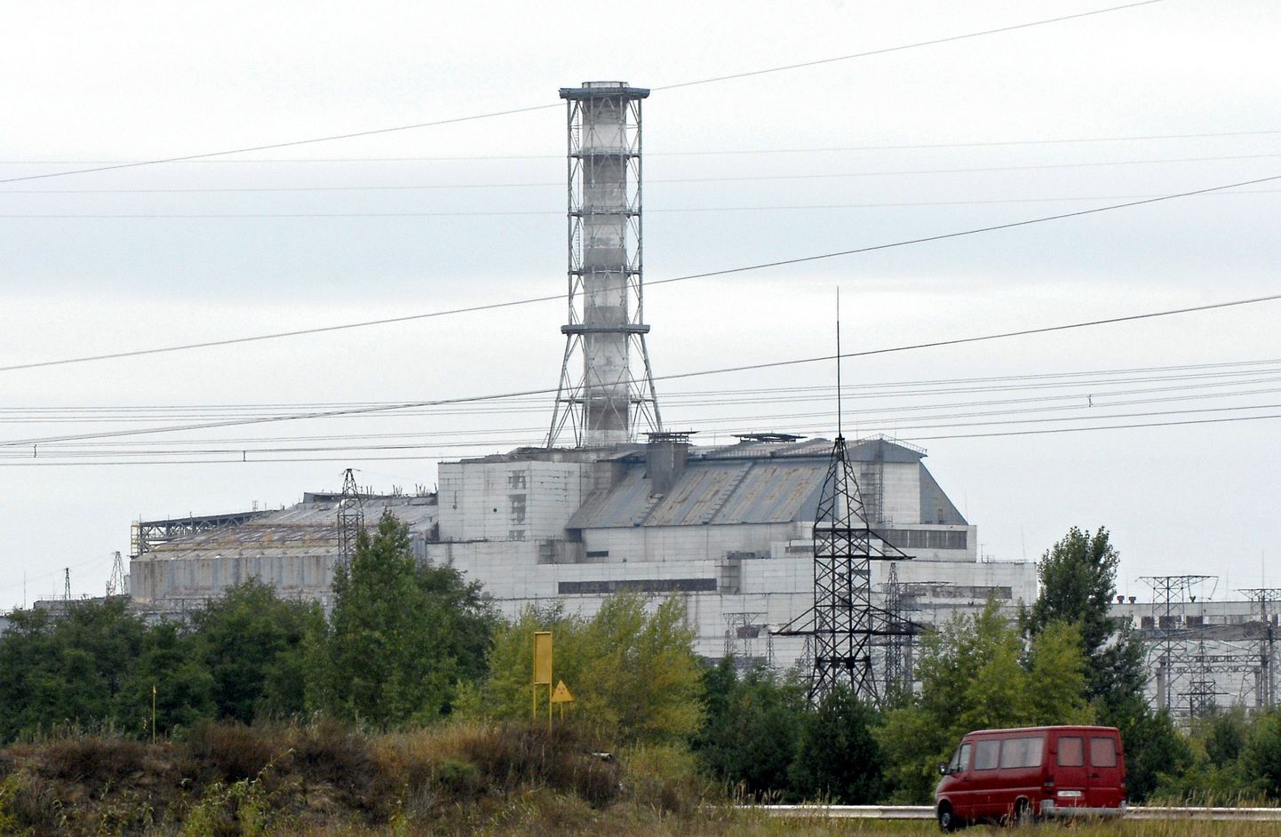 Černobiļas AES 4. reaktors mūsdienās.