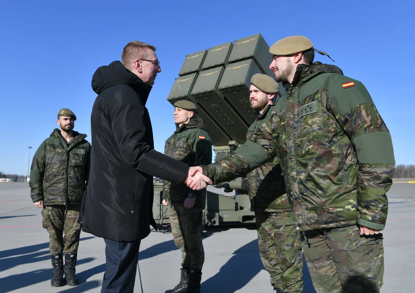 Ринкевич посетил авиабазу NBS в Лиелварде