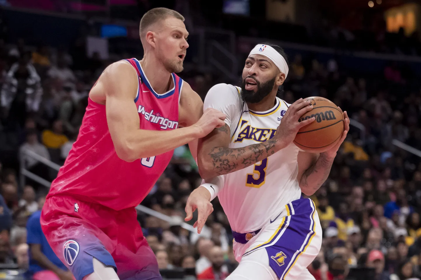 Kristaps Porziņģis un Entonijs Deiviss