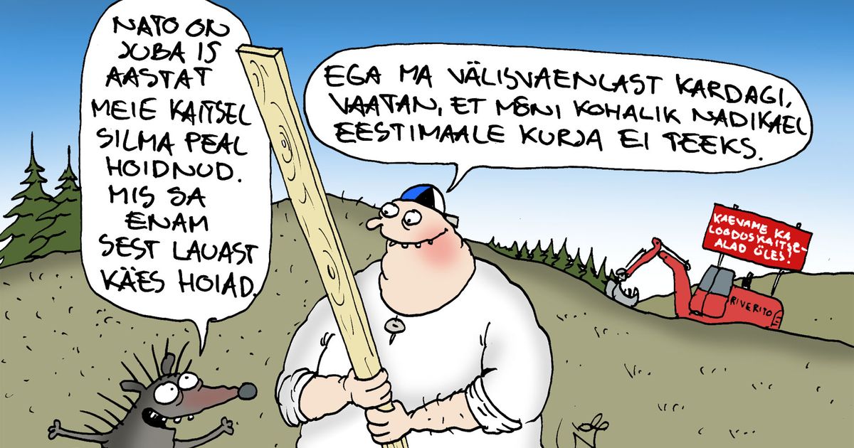 Päeva karikatuur: välisvaenlast ei kardagi