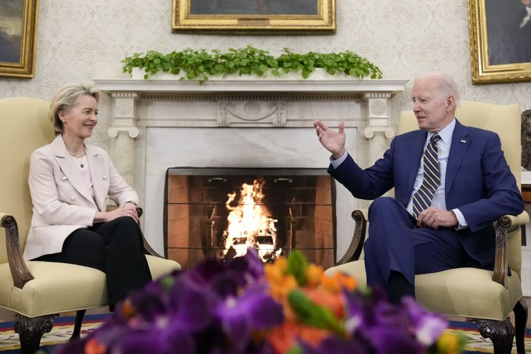 President Joe Bideni kohtumine Euroopa Komisjoni juhi Ursula von der Leyeniga.
