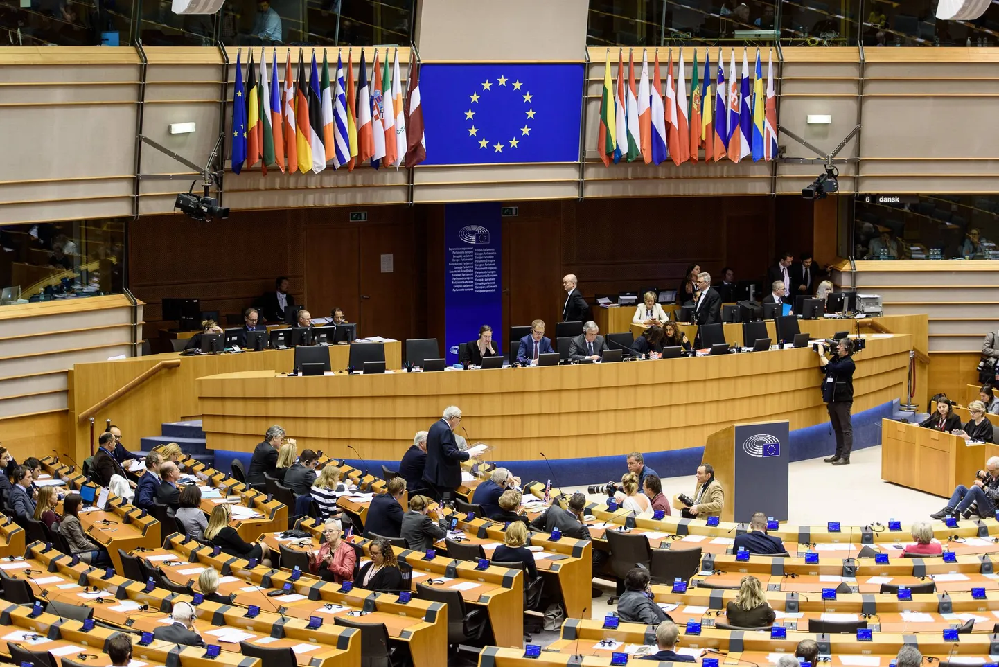 Euroopa parlament Brüsselis.