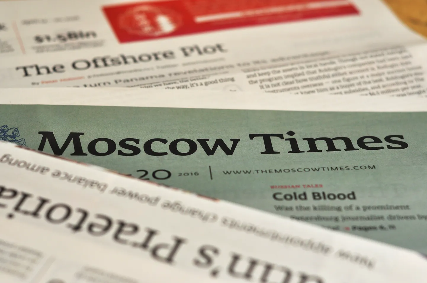 Izdevums "The Moscow Times".