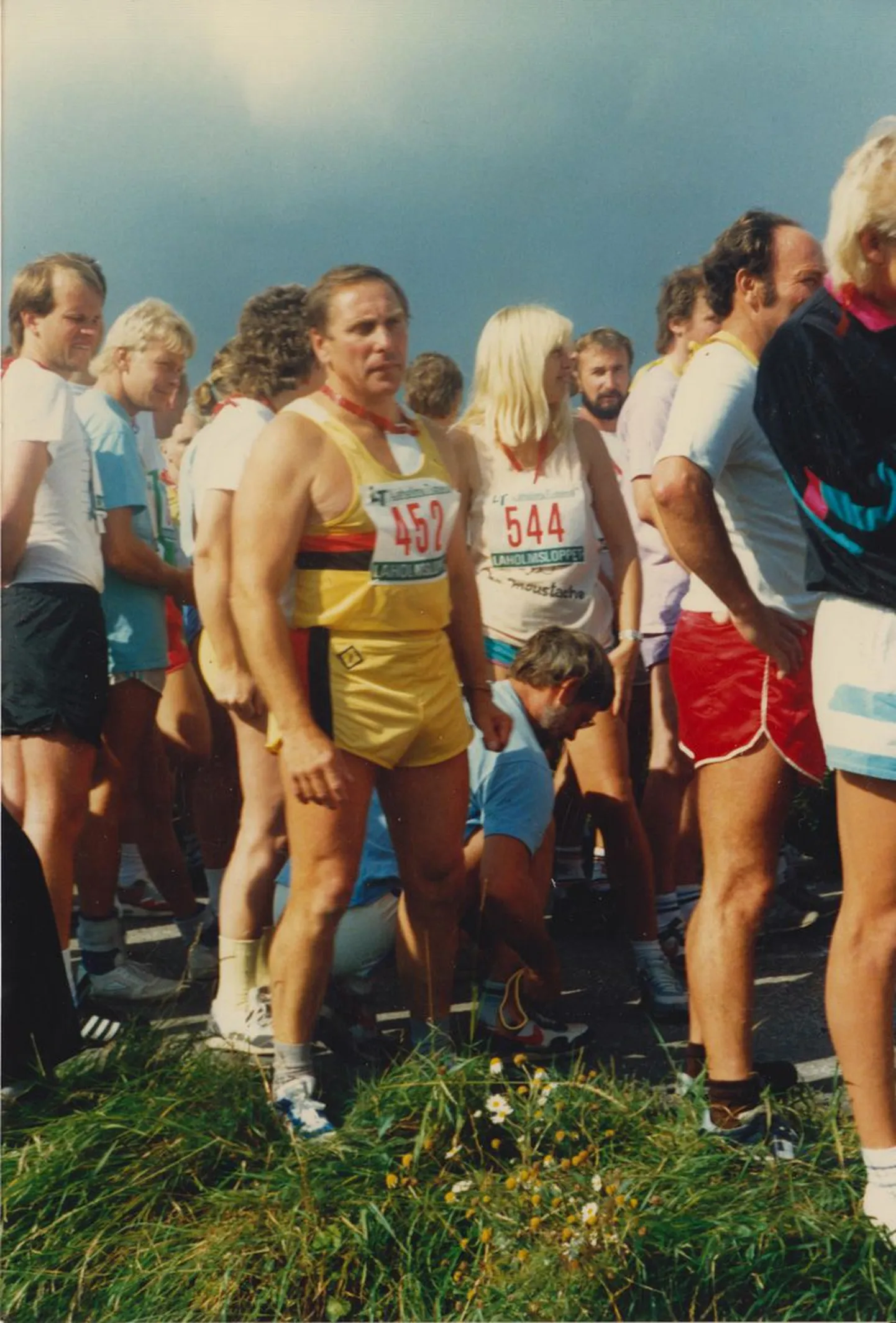 Karl Vaide Rootsis maratonistardis.
