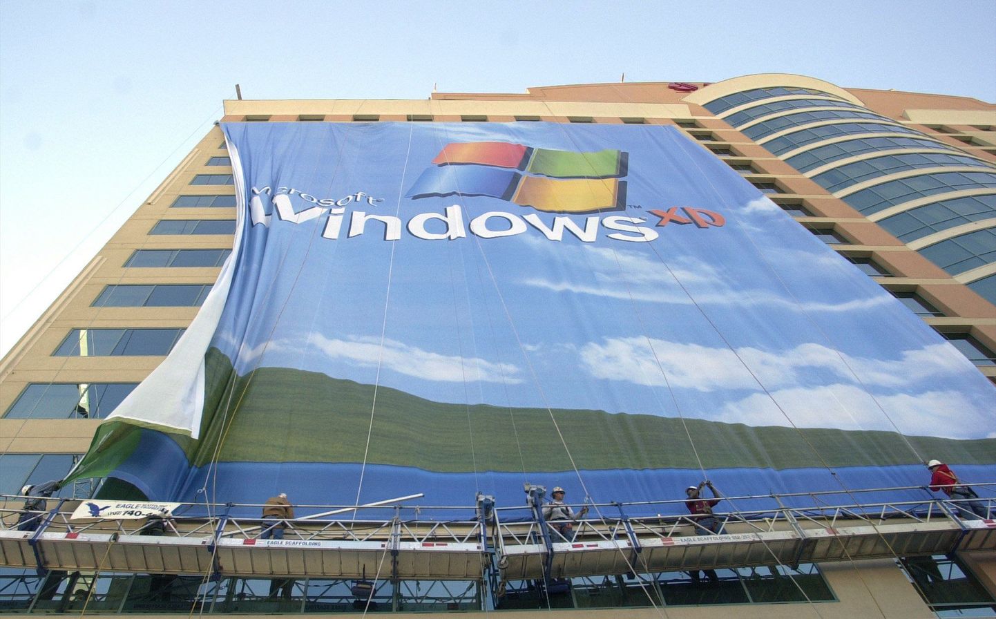 Windows XP reklaamplakat Las Vegases