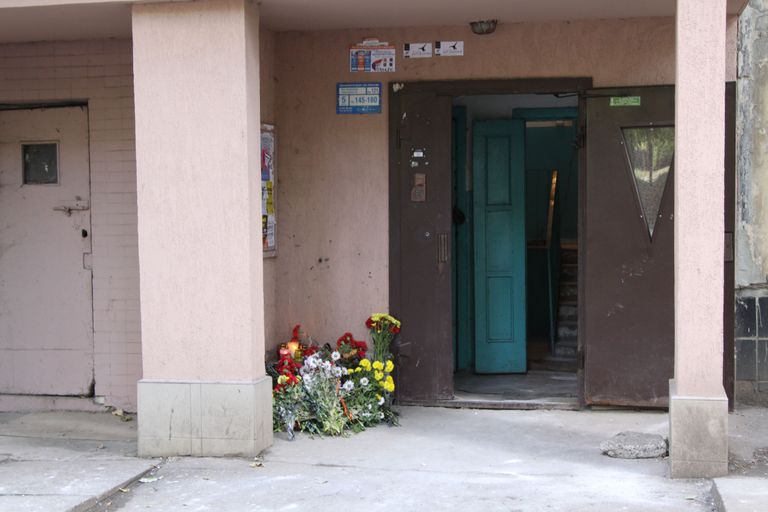 Elumaja, milles Arsen Pavlov surma sai. Foto: Scanpix