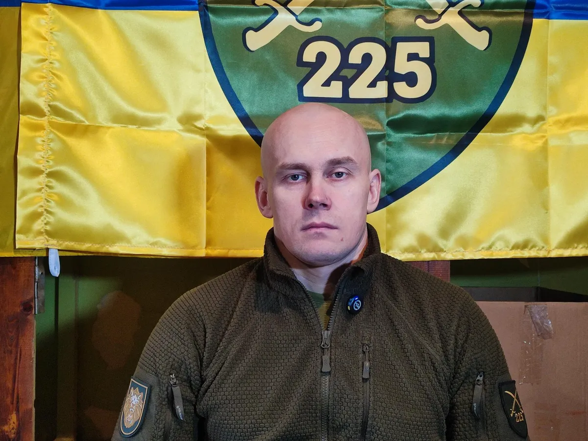 Commander of the Ukrainian Army's 225th Independent Assault Battalion, Hero of Ukraine, Oleg Shiryaev