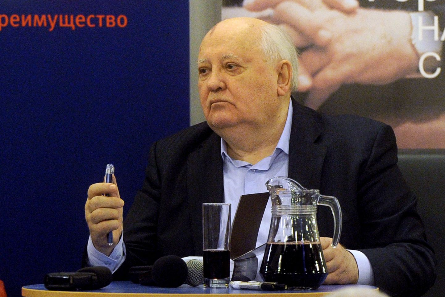 Mihhail Gorbatšov mullu novembris oma viimase raamatu esitlusel Moskvas.