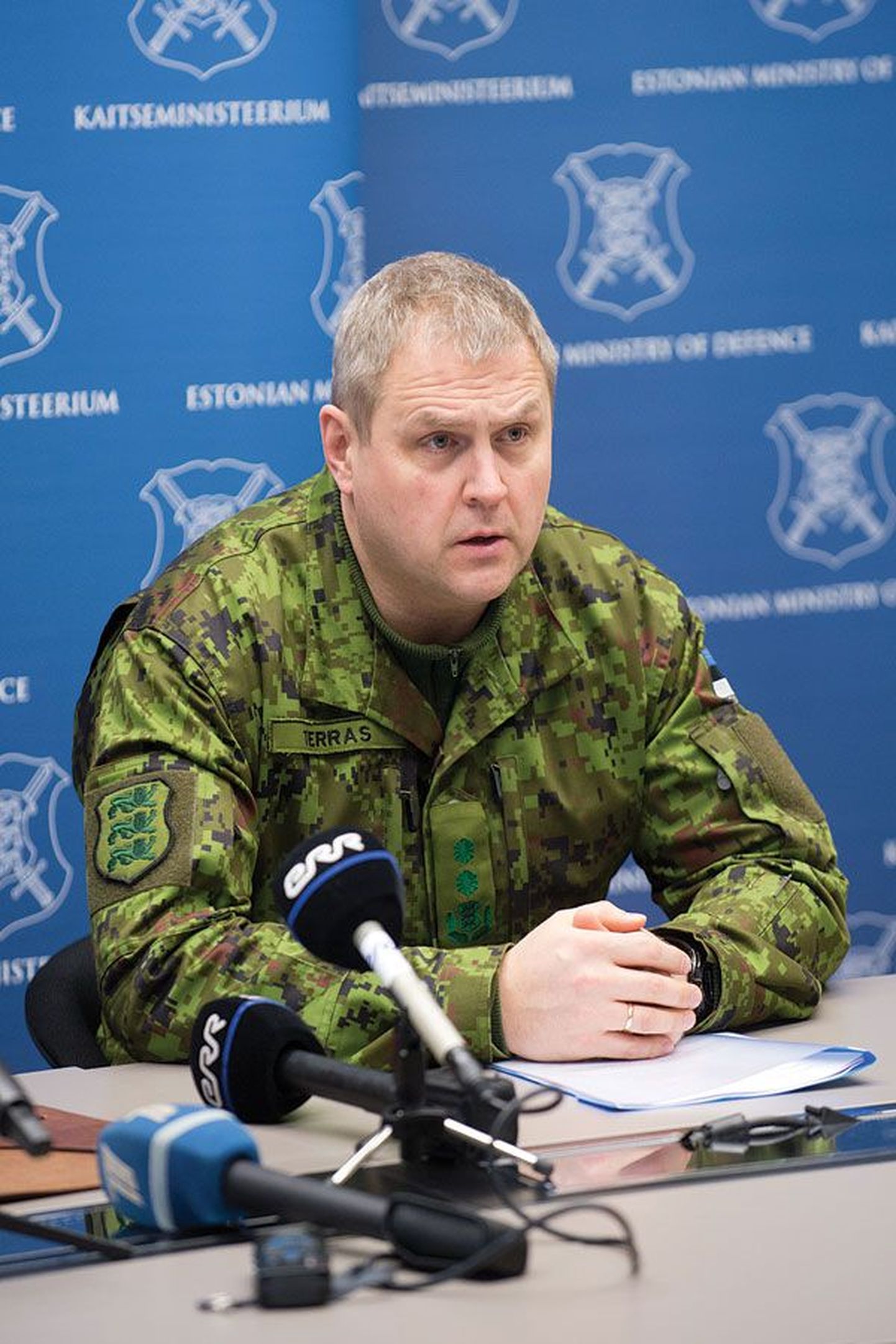 Командующий Силами обороны Эстонии Рихо Террас.