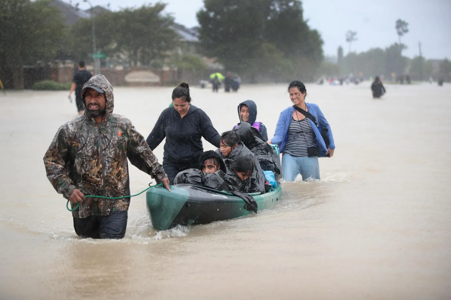 Mullu orkaani Harvey tekitatud üleujutused Ameerika Ühendriikides Houstonis.