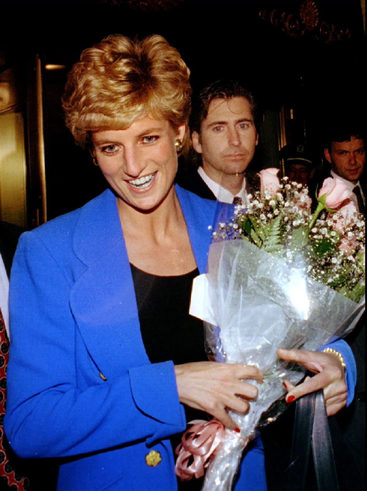 Printsess Diana lahkumas 20. oktoobril 1994 USAs New Yorgis Carlyle'i hotellist, kus ta osales heategevussündmusel, et lennata Washingtoni.