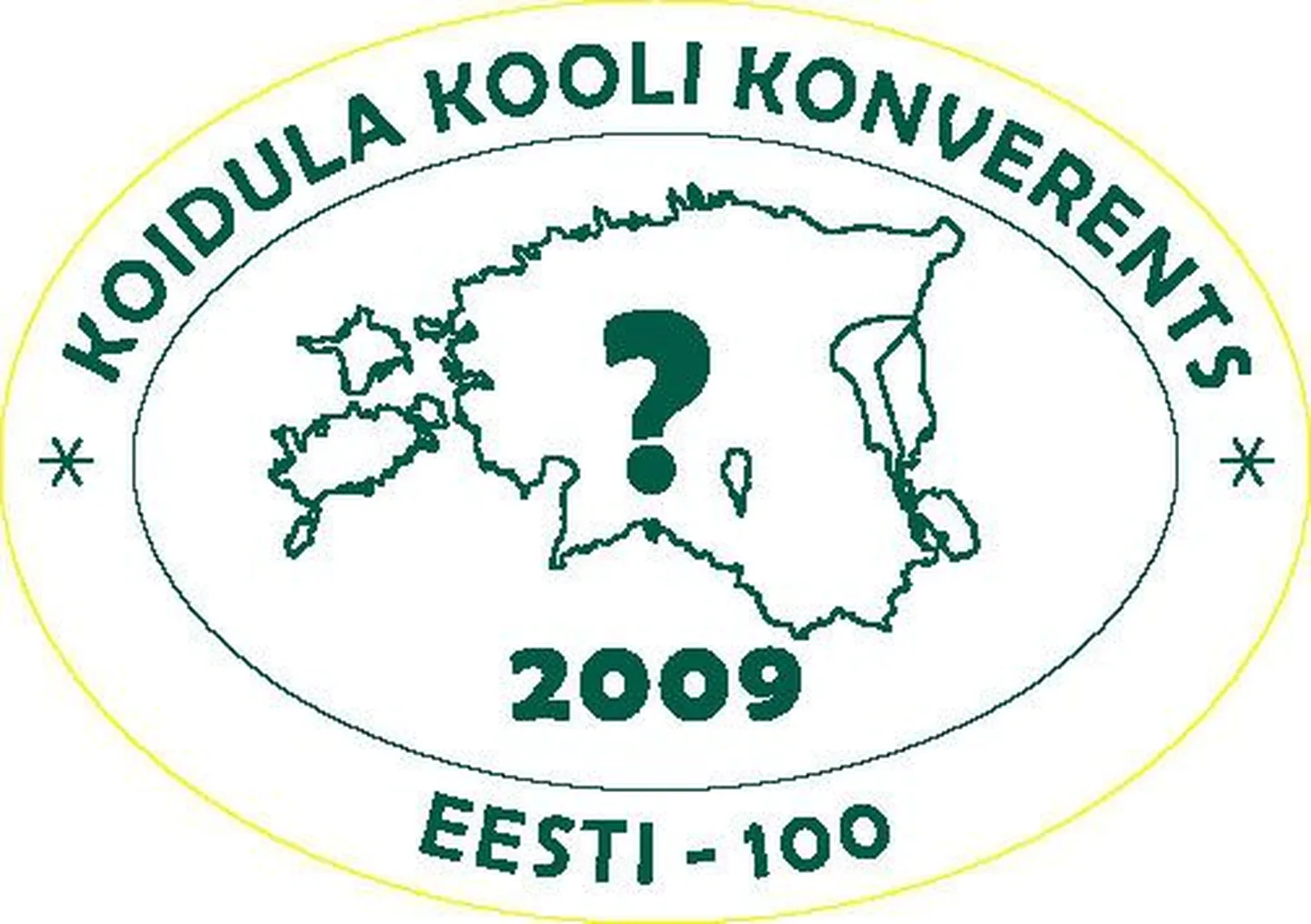 Koidula gümnaasiumi tänavuse konverentsi kleebis.