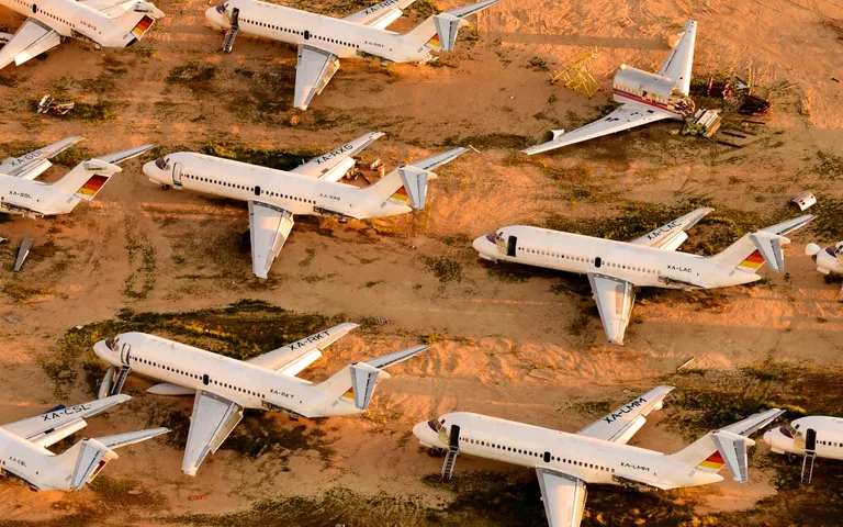 Lennukite «surnuaed» Arizonas