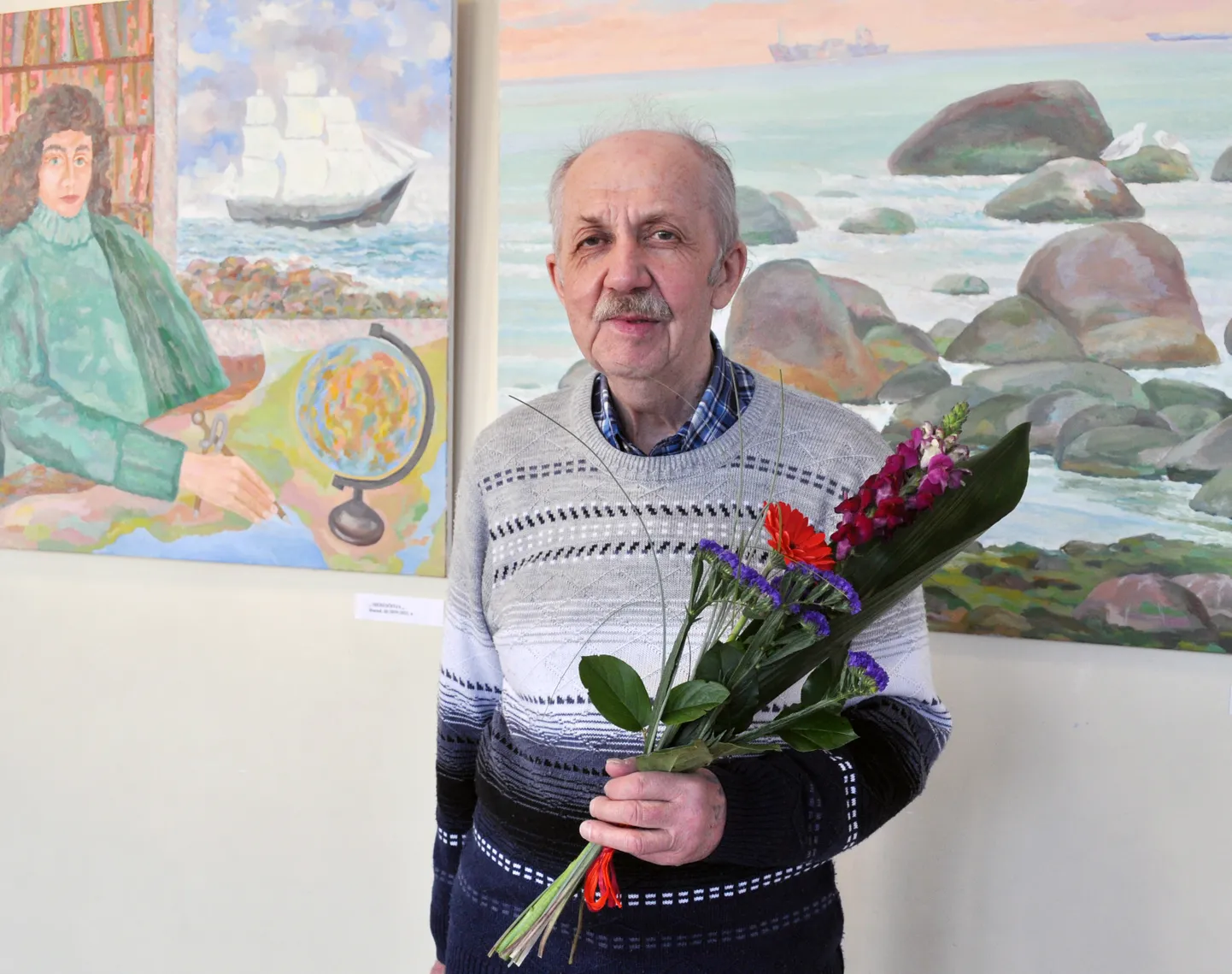 Jevgeni Kolpakov õpetab Kohtla-Järve kunstide koolis lapsi ja leiab aega ka ise loominguga tegelda.
