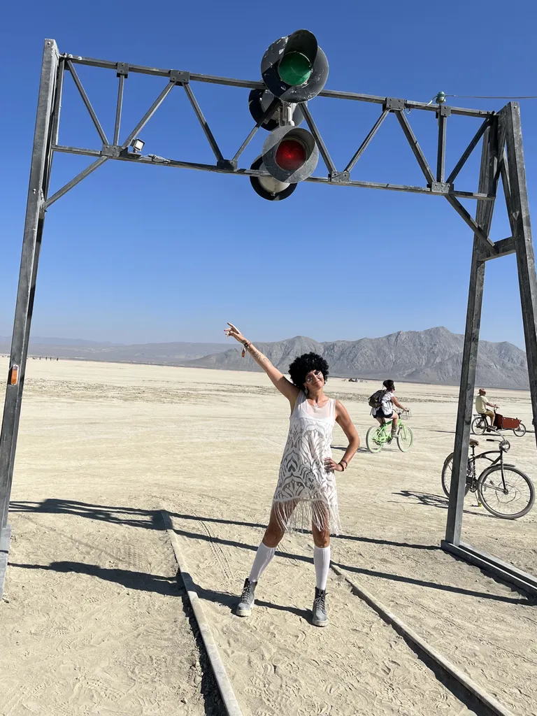 Ксения Камиказа на Burning Man