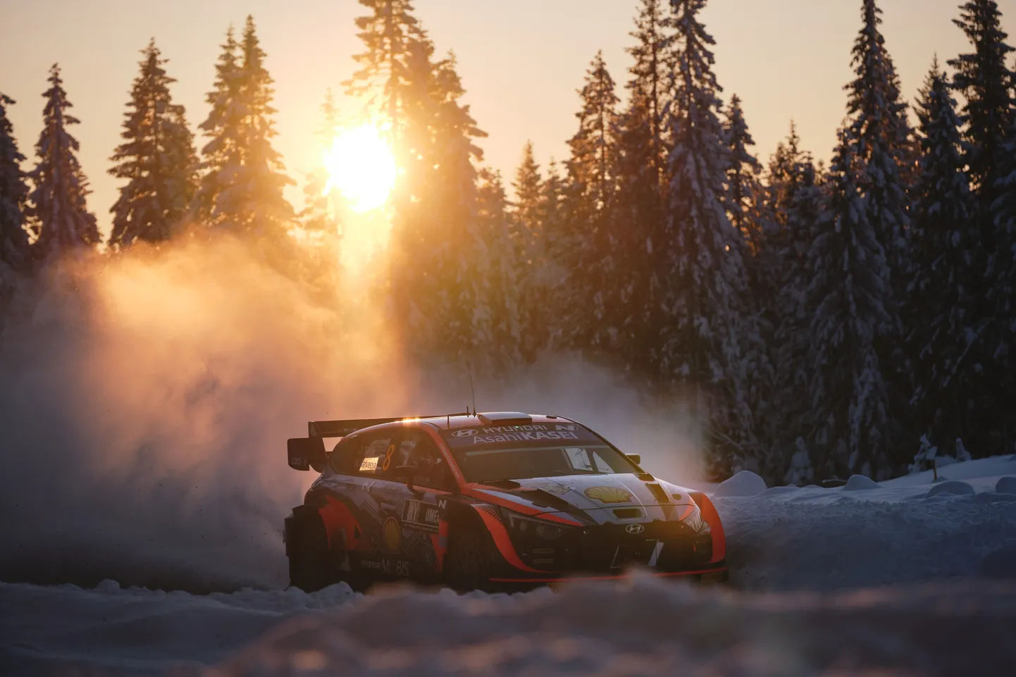 Ott Tänak 2022. aastal Rootsi rallil.
