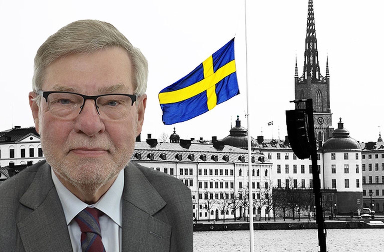 Bijušais Zviedrijas aizsardzības ministrs un parlamenta (Riksdaga) spīkers Bjorns fon Sidovs (Björn von Sydow)