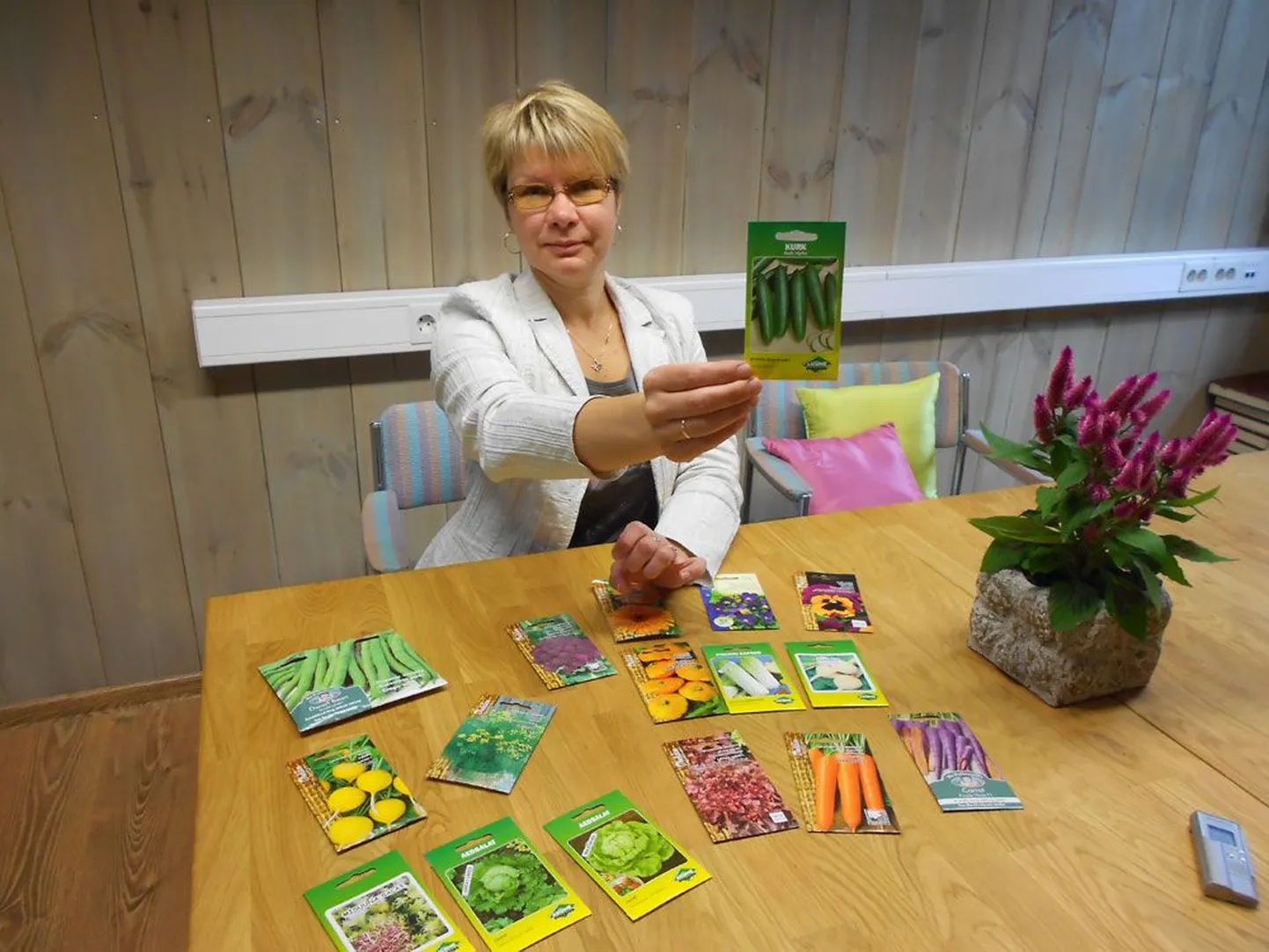 Aednik Eve Tambets soovitab veel täna salatikurgi «Beth Alpha» seemned mulda pista.