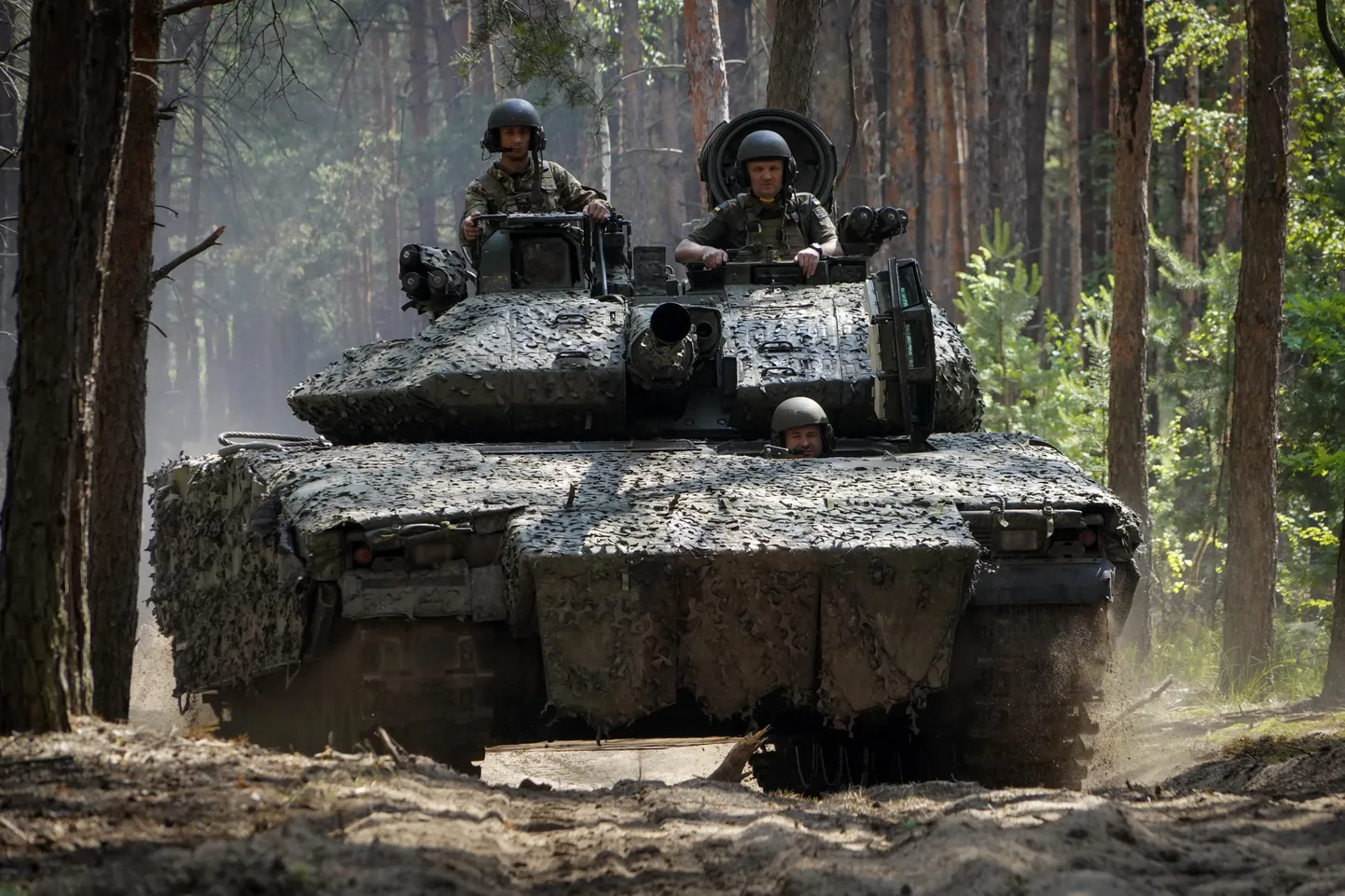Ukraina sõdurid idarindel 2024. a suvel.