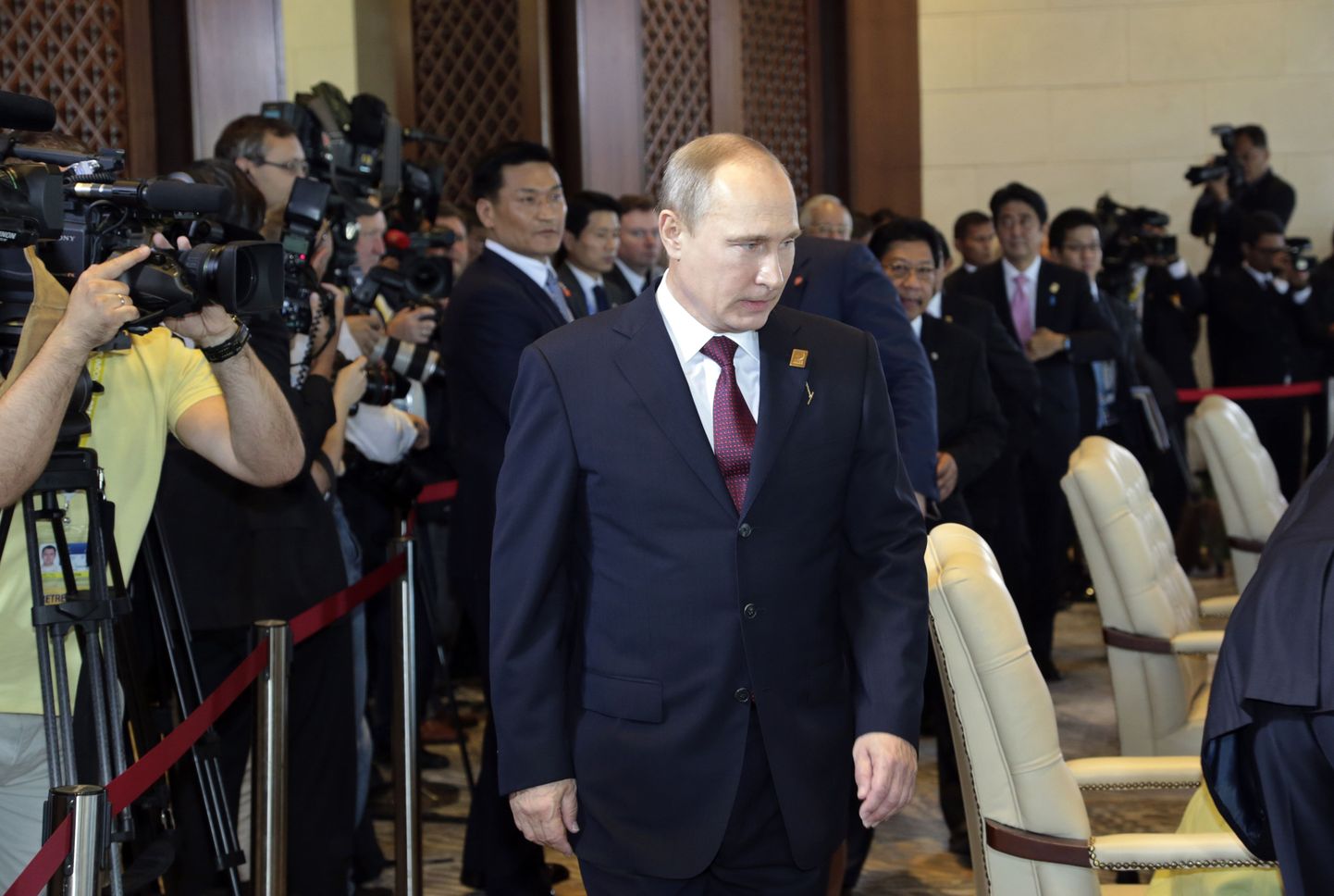 Vene president Vladimir Putin saabus täna APECi liidrite kohtumisele Balil.