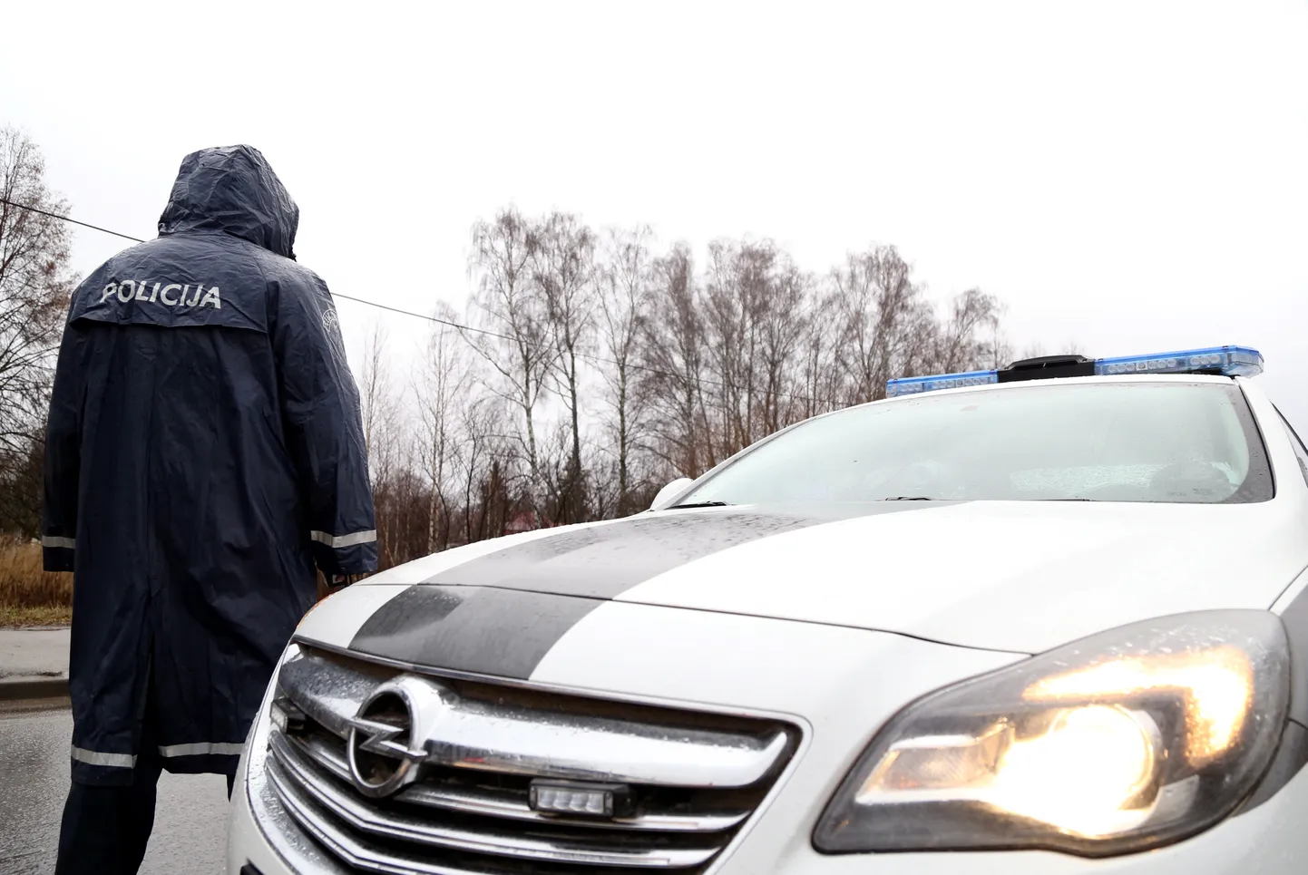 Ceļu policijas rīkotais profilaktiskais reids. Ilustratīvs attēls.