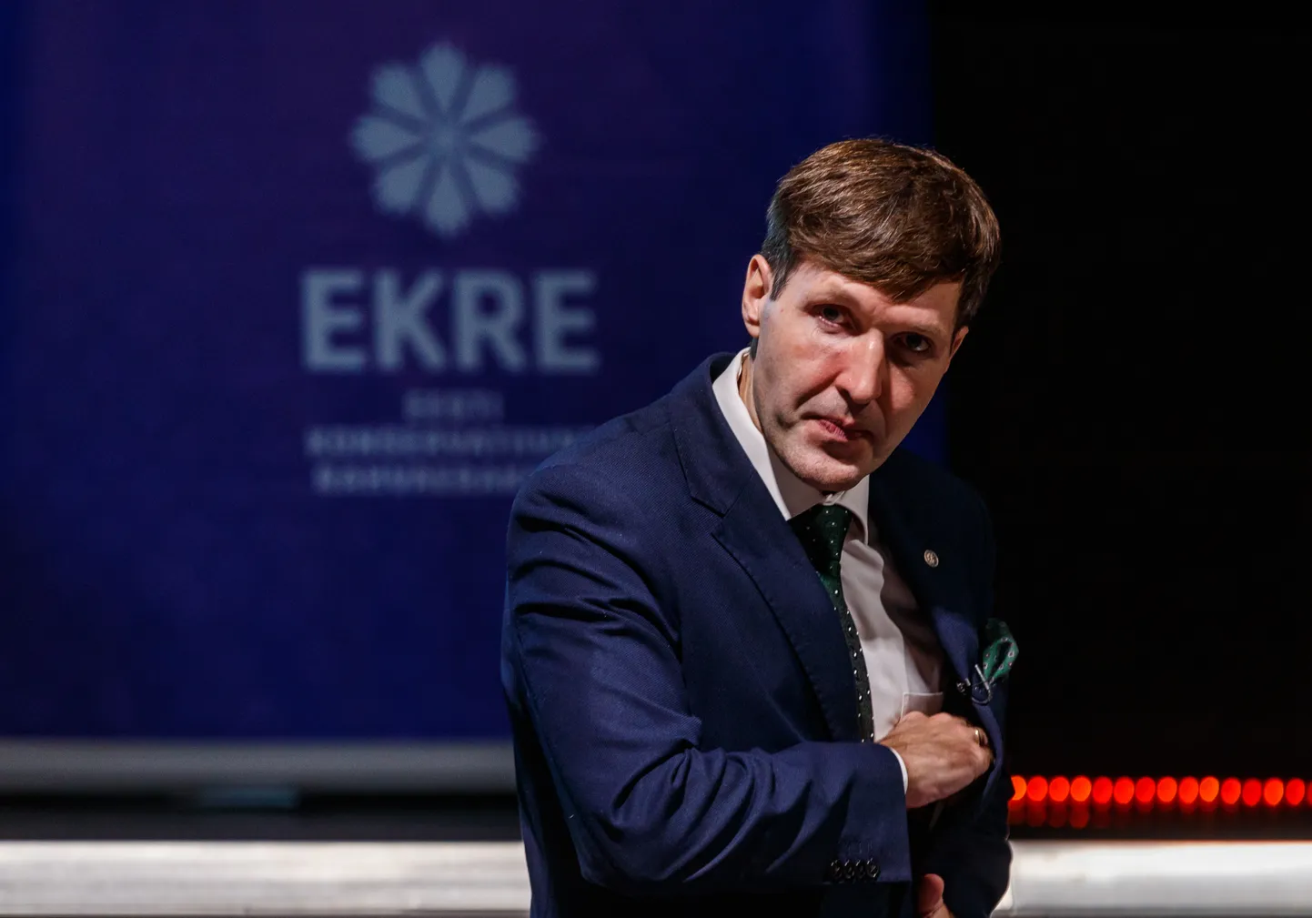 Martin Helme EKRE volikogu koosolekul 2021 aastal