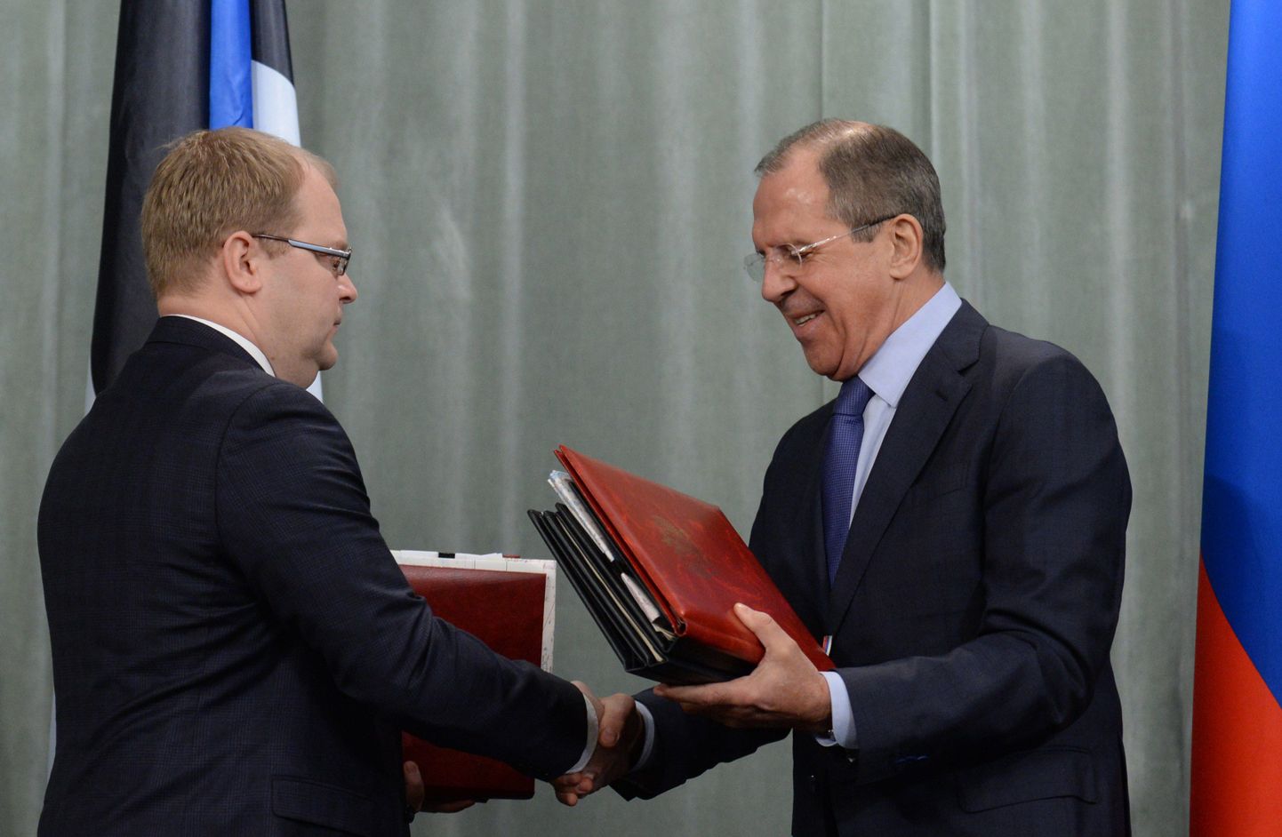 Toonane välisminister Urmas Paet ja Sergei Lavrov