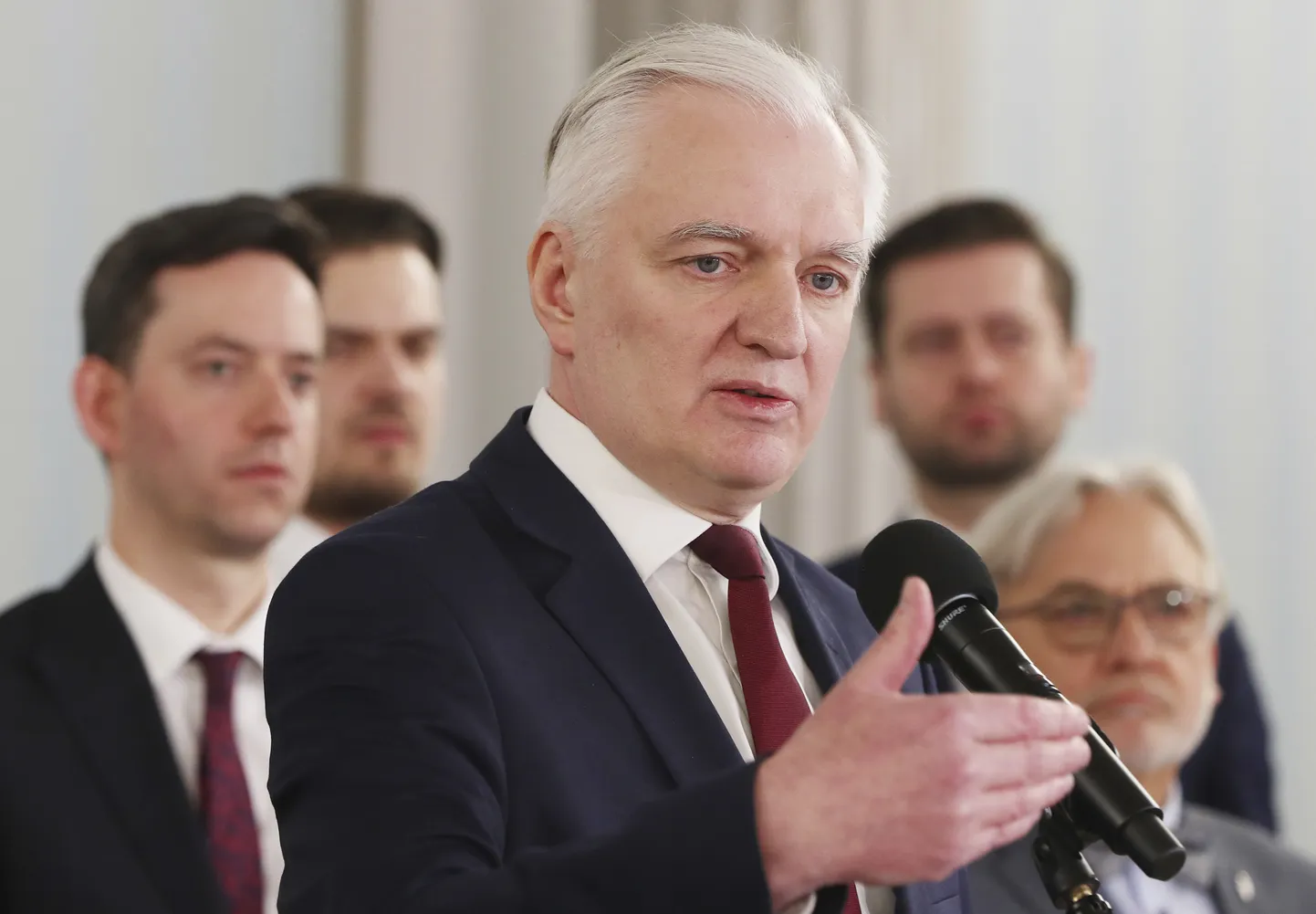 Poola asepeaministri kohalt tagandatud Jarosław Gowin.