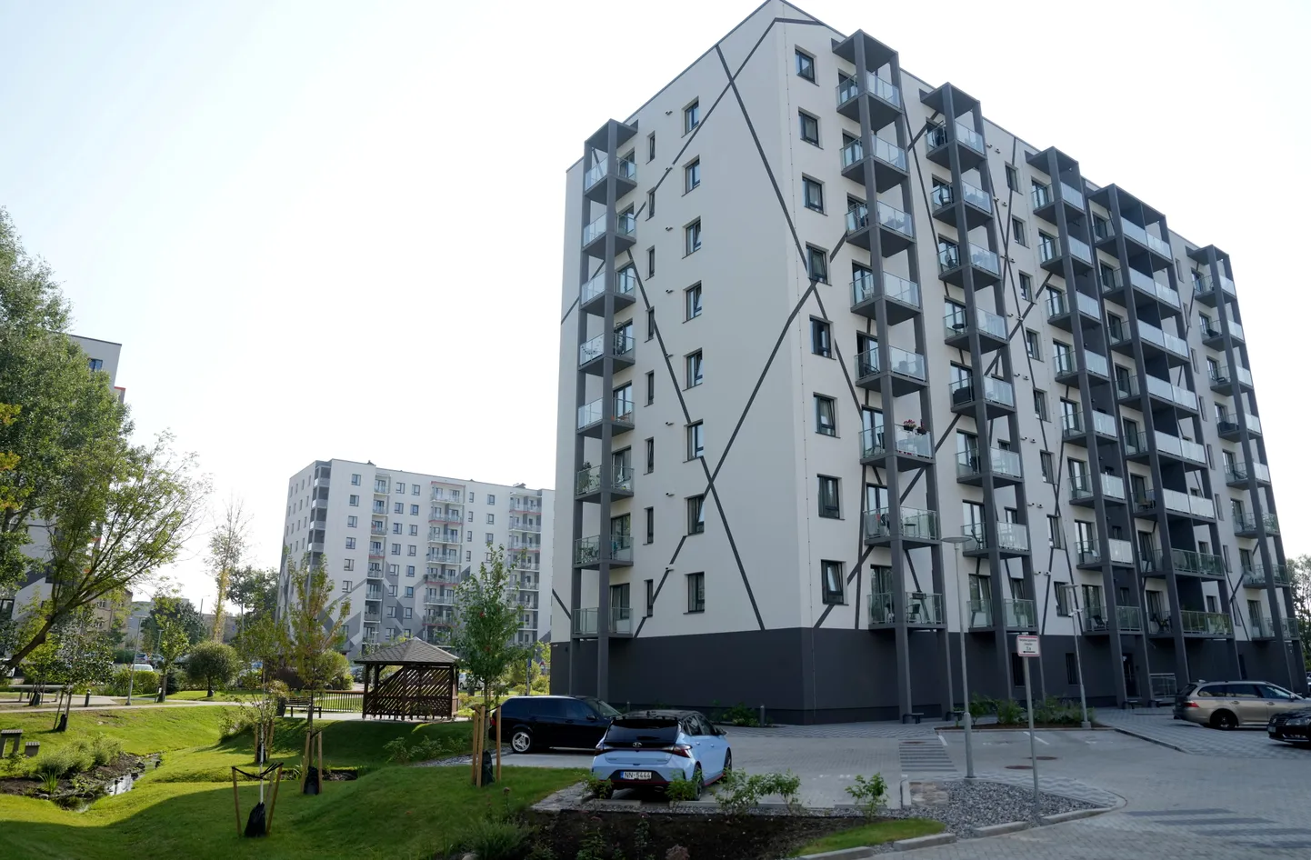 Riias asuv Krasta kvartāls kinnisvaraarendus.