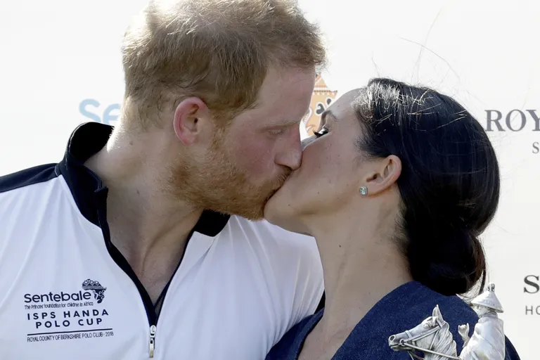 Prints Harry ja Meghan Markle tänavu suvel Royal County of Berkshire Polo klubis.