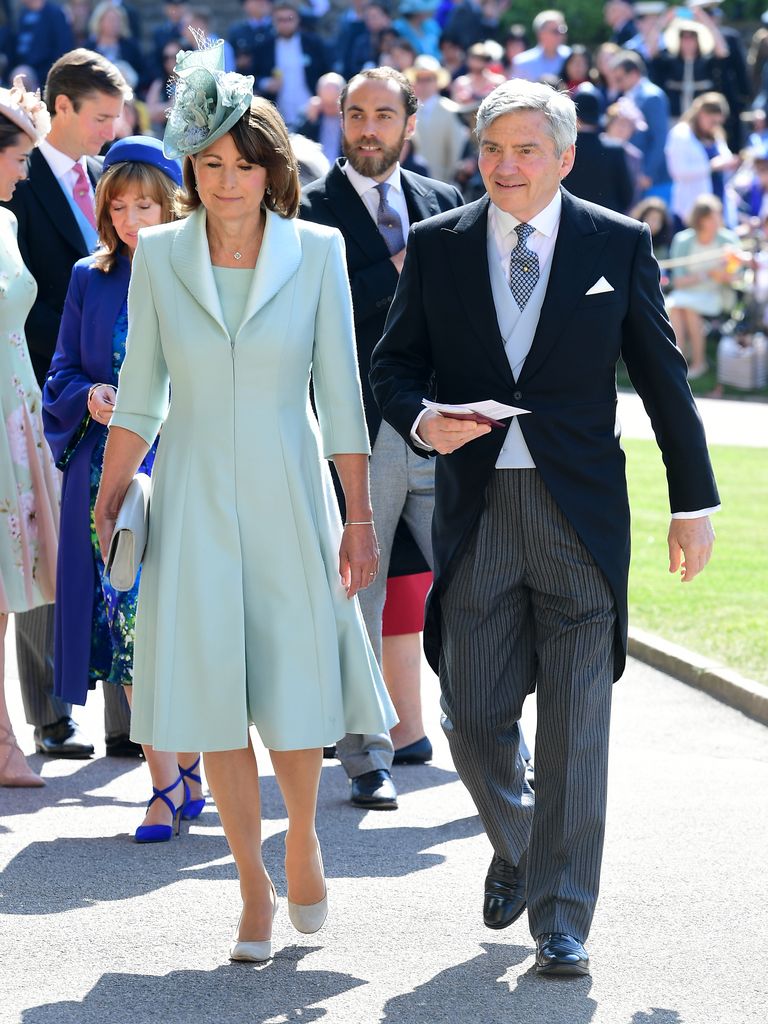 Carole ja Michael Middleton prints Harry ja Meghan Markle'i pulmas 19. mail 2018