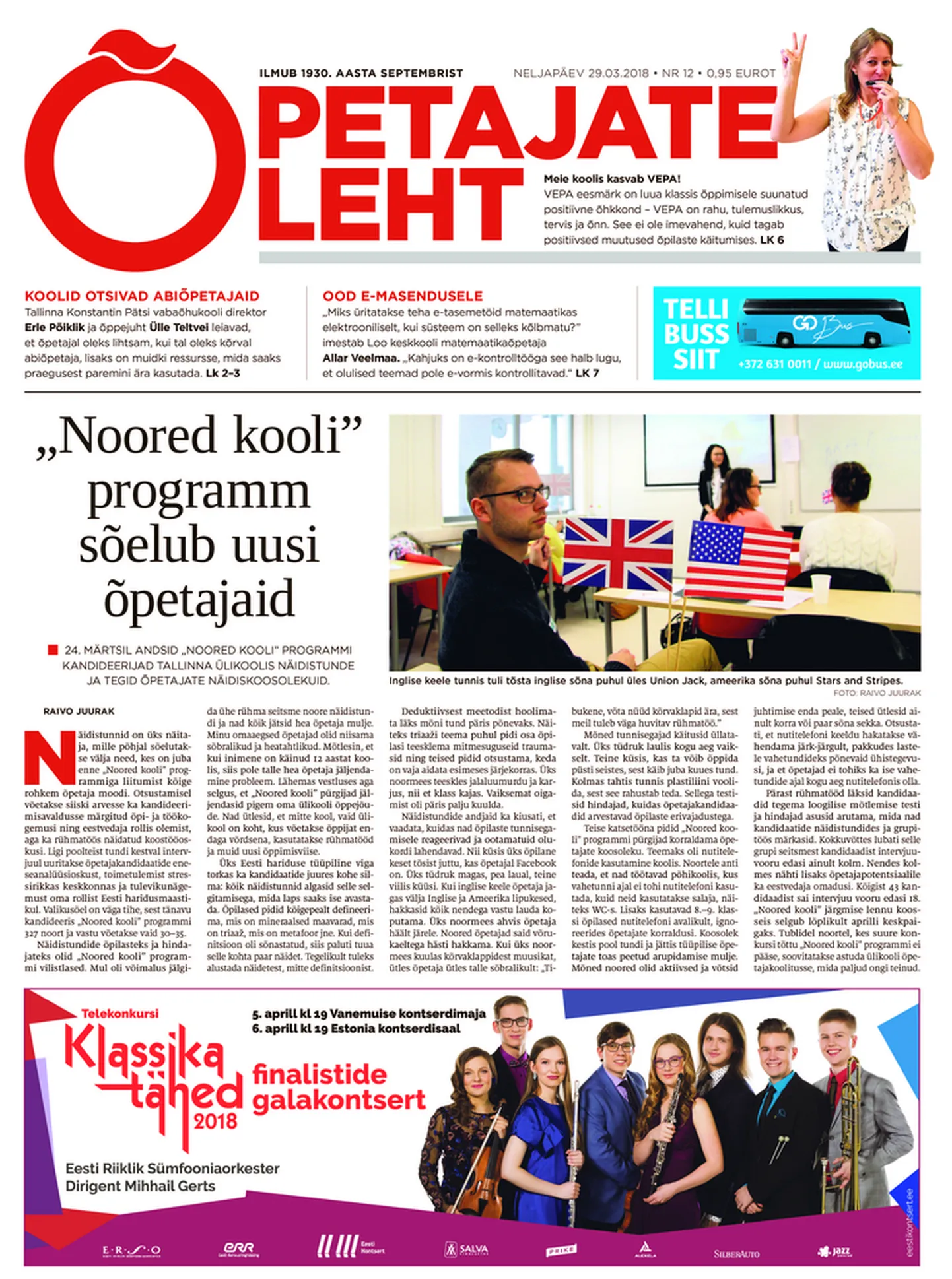 Õpetajate Leht 29.03.