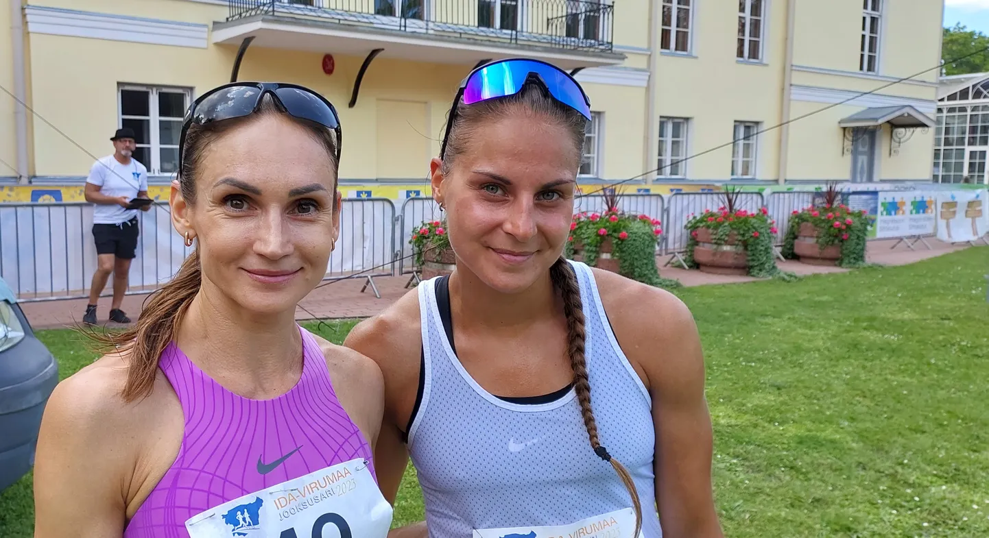 Eelmisel aastal olid Mäetaguse mõisajooksu naistest kaks kiiremat Alutaguse valla kanged sportlased Kaisa Kukk ja Aveli Uustalu.