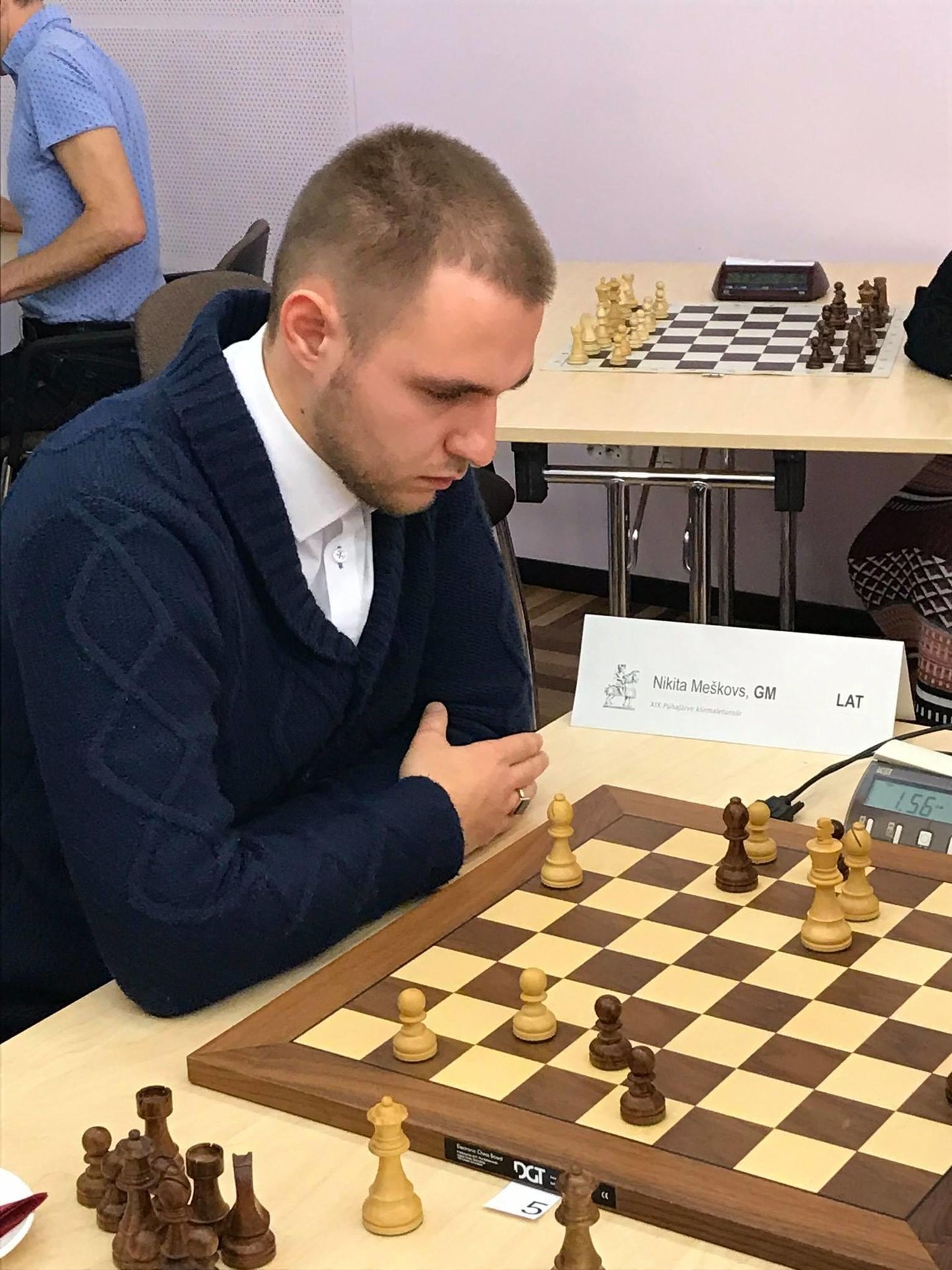 Turniiri võitja Nikita Meškovs.