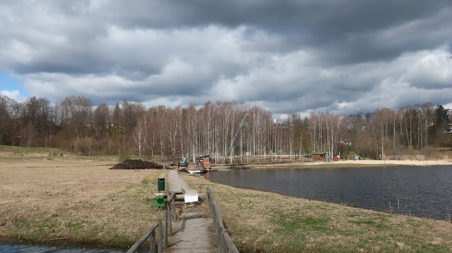 Põlva järve rannaala läbib suvel uuenduskuuri.