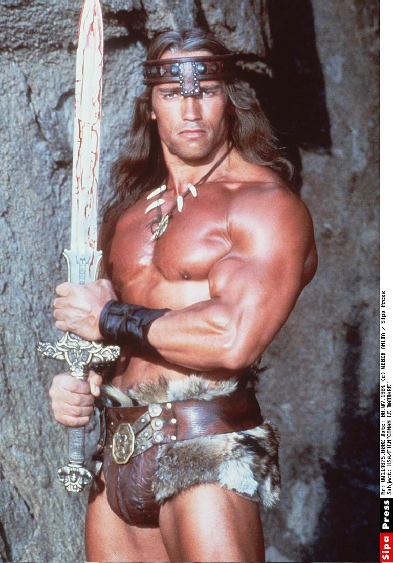 Arnold Schwarzenegger 1982. aasta filmis «Barbar Conan».