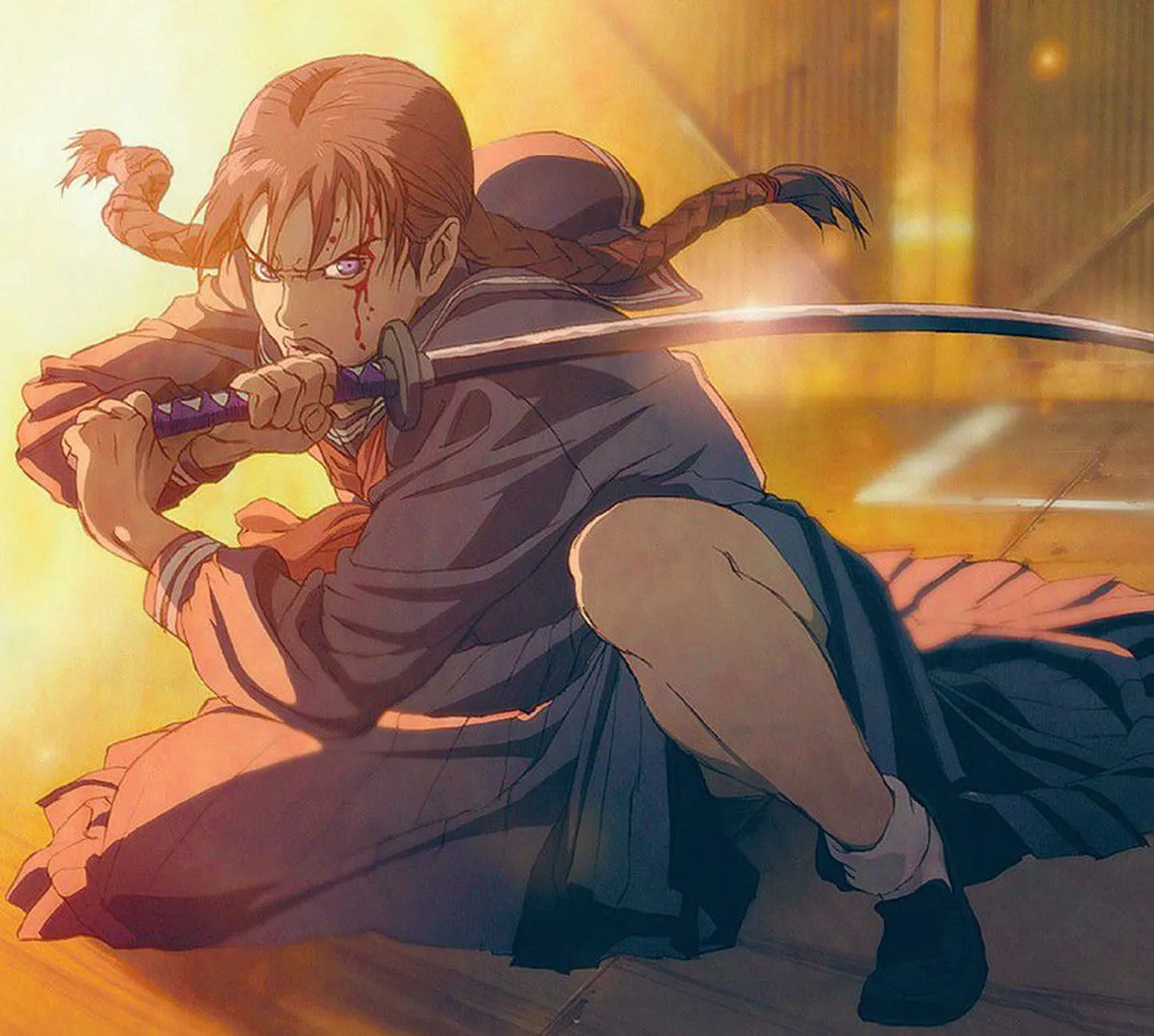 Kaader Hiroyuki Kitakubo animefilmist «Viimane ­vampiir».