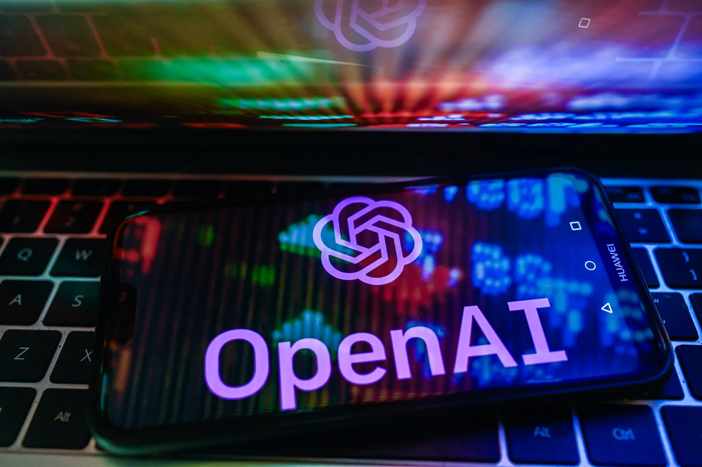 OpenAI logo.