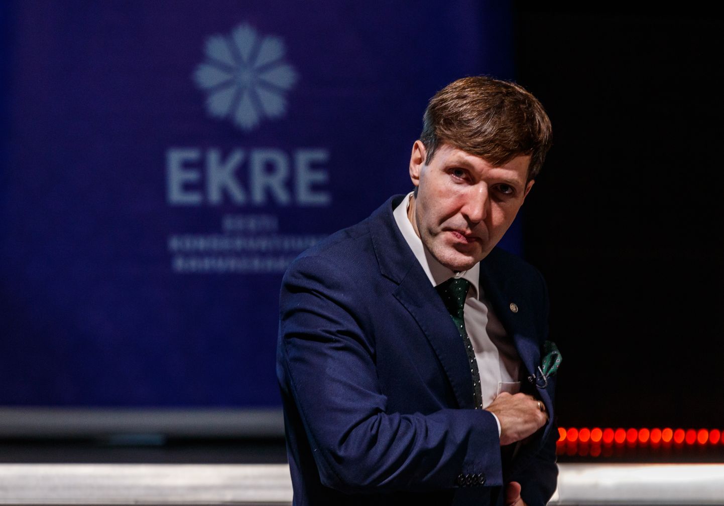 Martin Helme EKRE volikogu koosolekul 2021 aastal