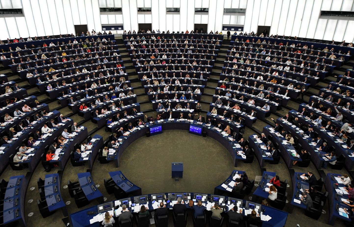 Eiropas Parlamenta plenārsēde Strasbūrā.