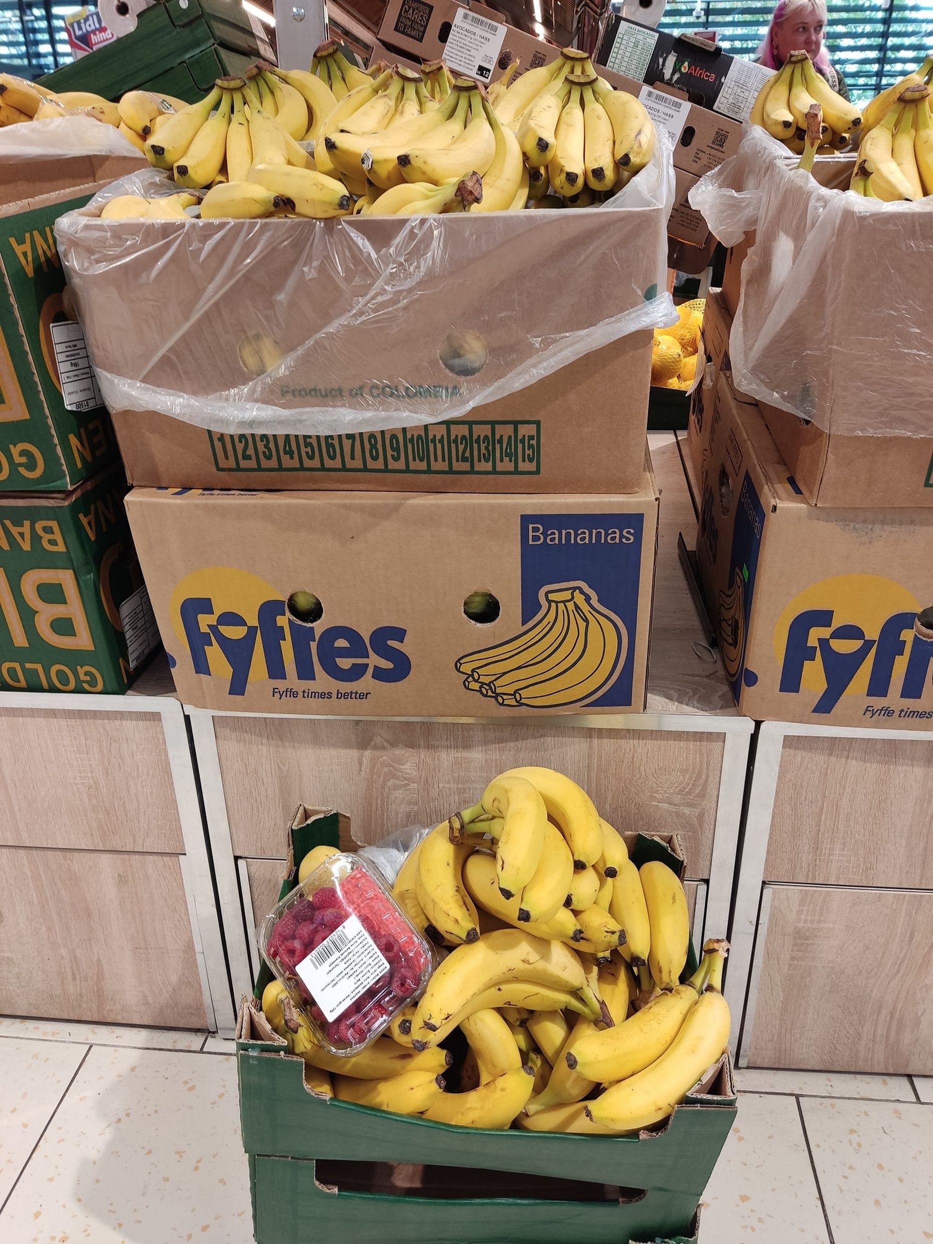 Бананы в Lidl.