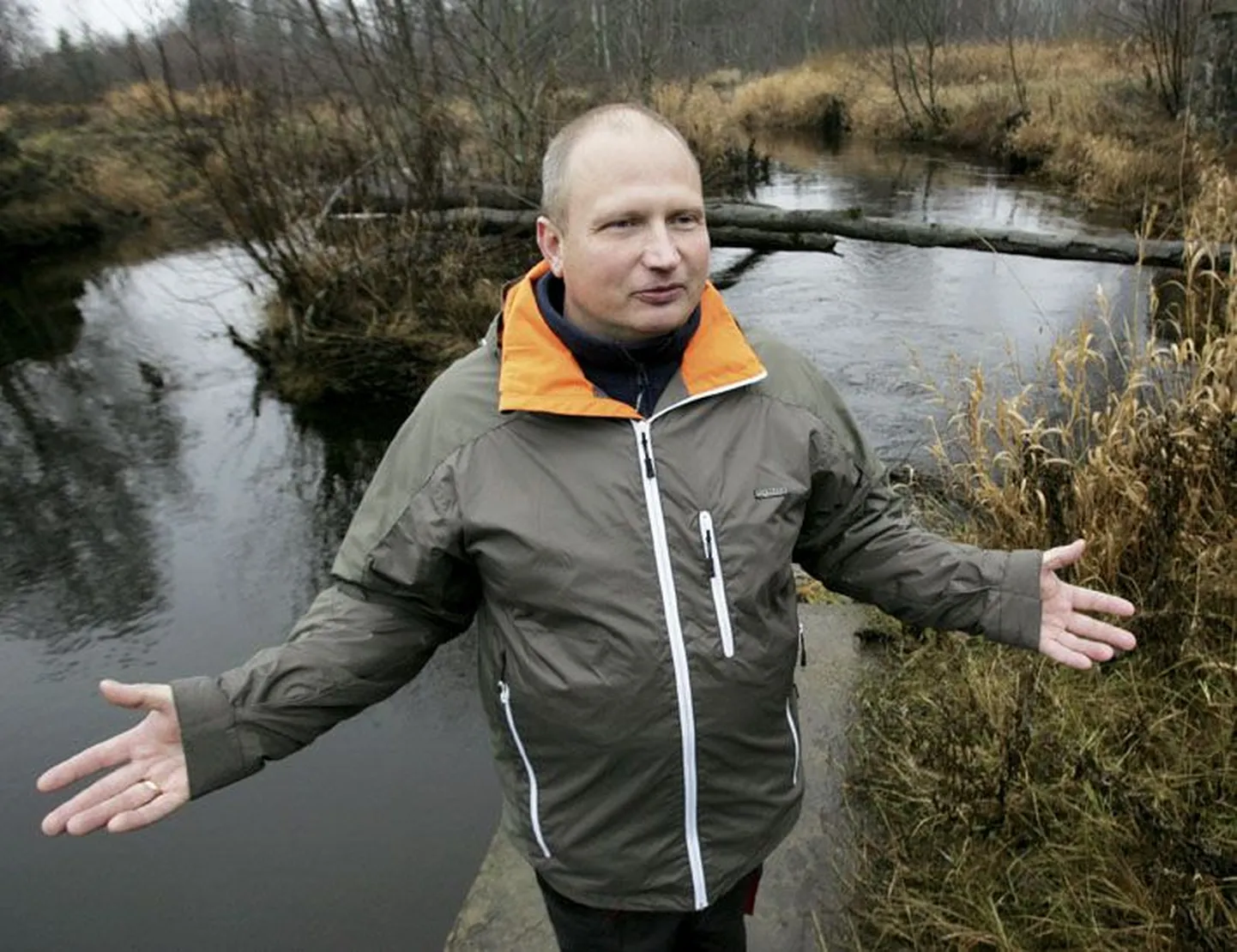 Ulvi küla elanik ja looduskaitse seltsi liige Sven Valler.