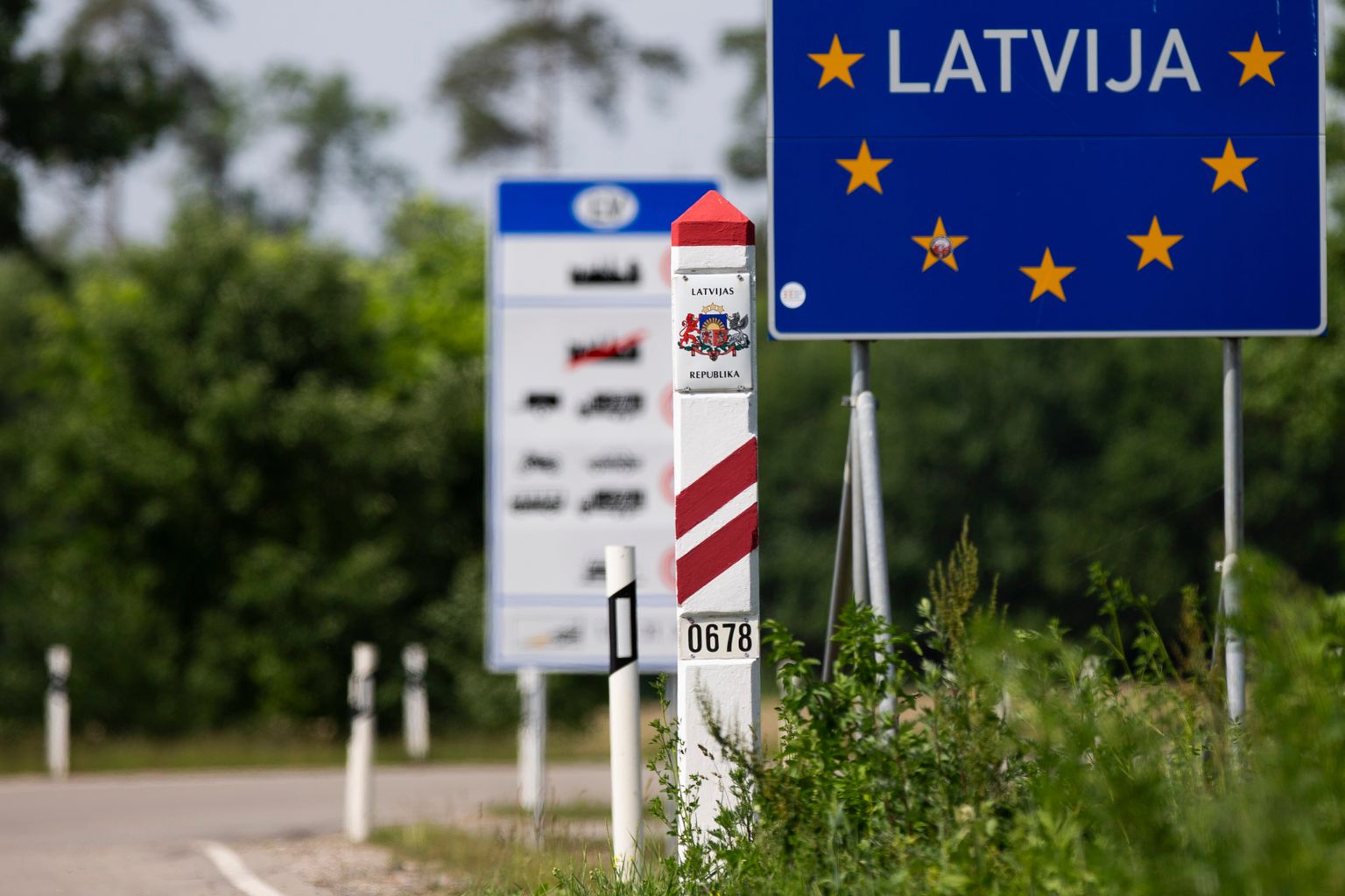 Граница Латвии. Иллюстративное фото