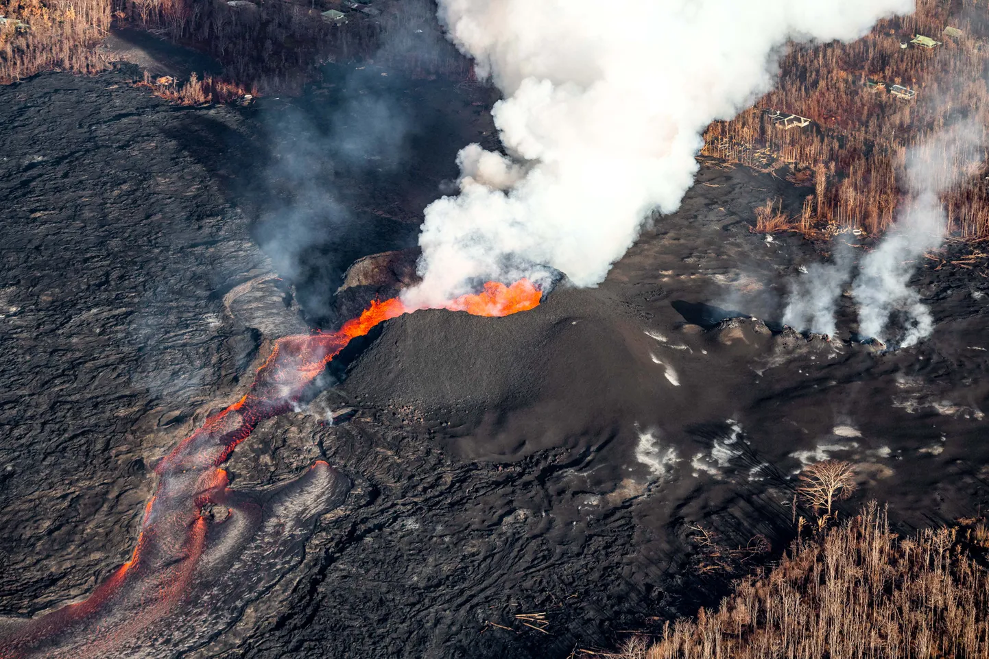 Lõhe nr 8 Kilauea vulkaani jalamil.