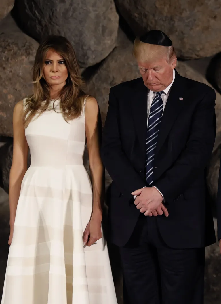 Donald ja Melania Trump Iisraeli holokaustimuuseumis