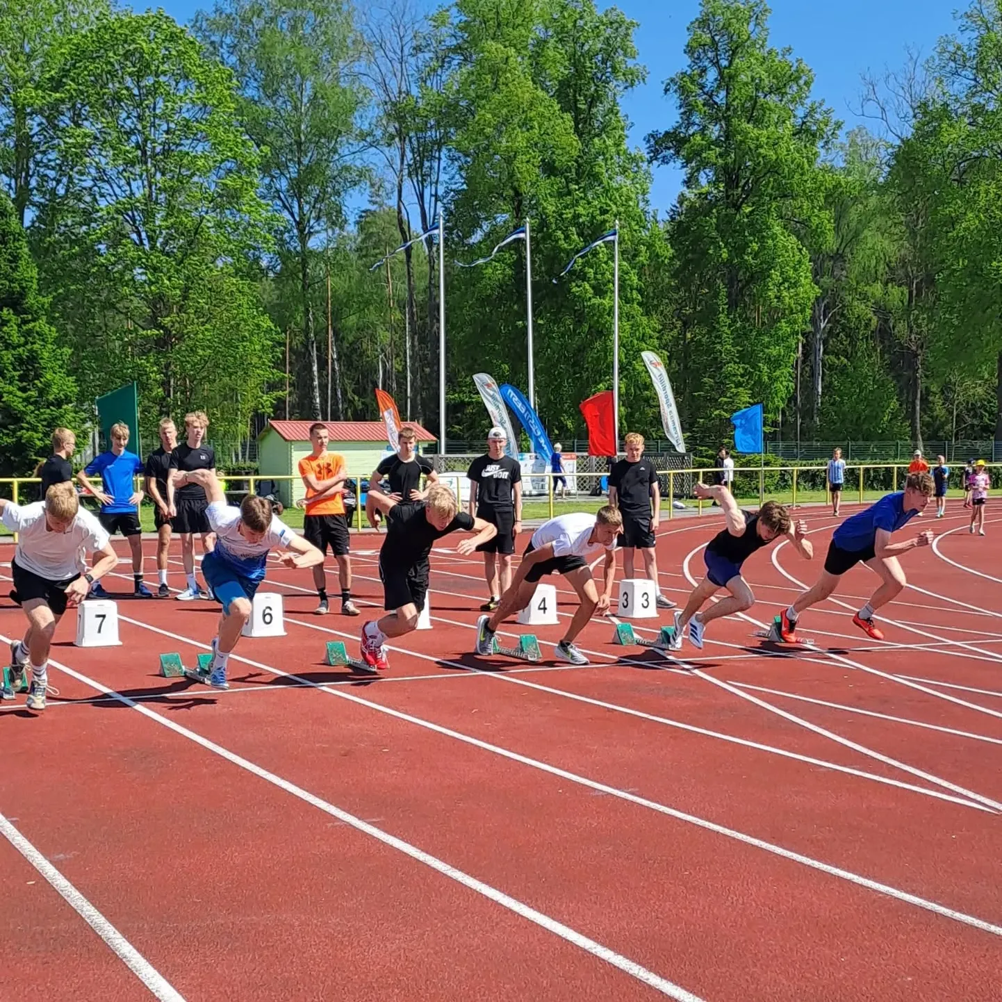 Maakonna koolinoored võtsid mõõtu erinevatel kergejõustikualadel. Üks enim esindatud alasid oli kahtlemata sprint.