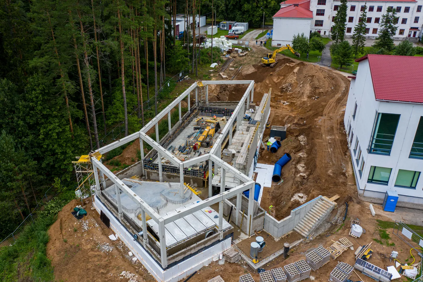 Tõrvas tuleval kevadel avatav spaa võtab ilmet.