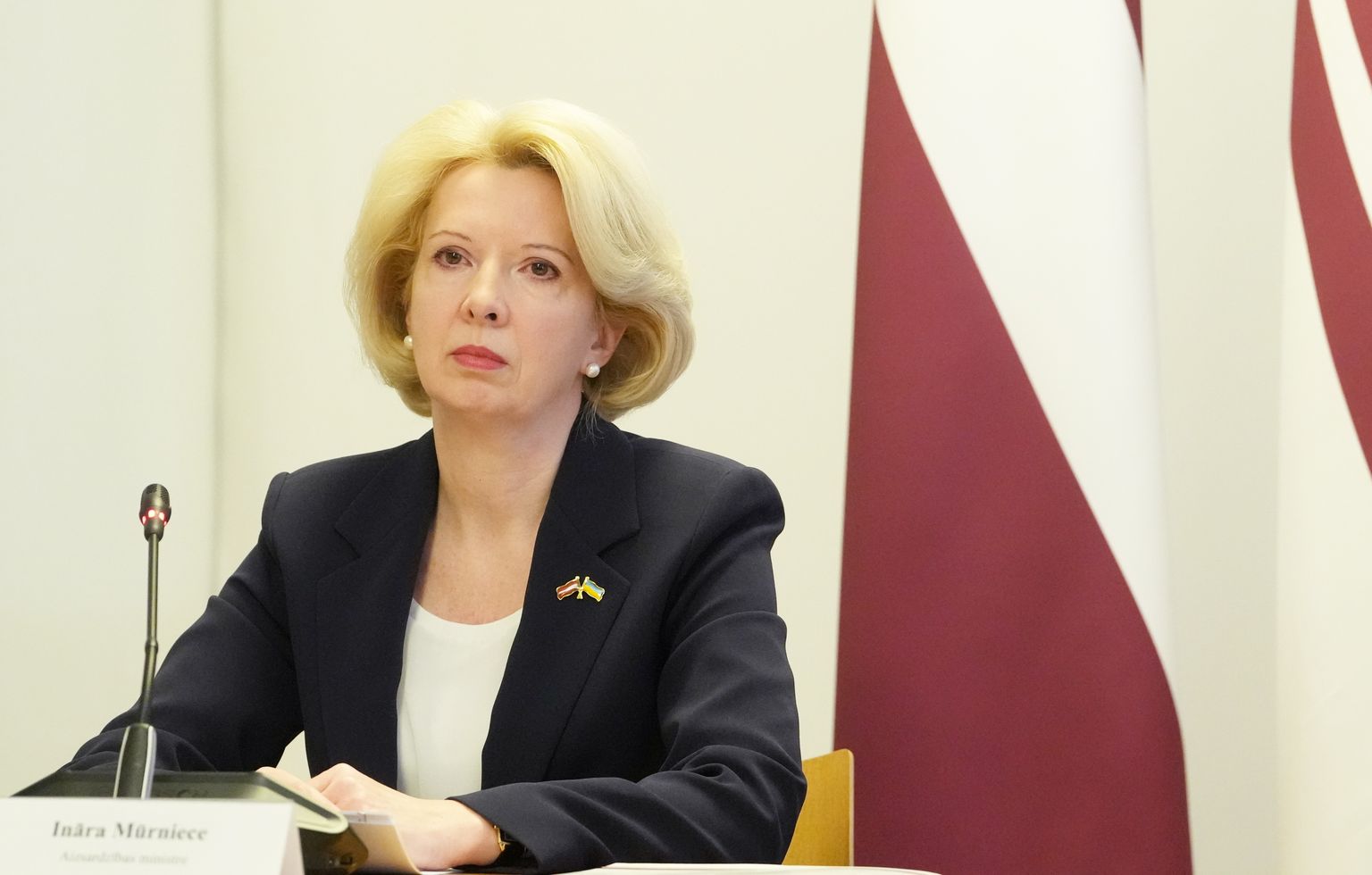 Aizsardzības ministre Ināra Mūrniece