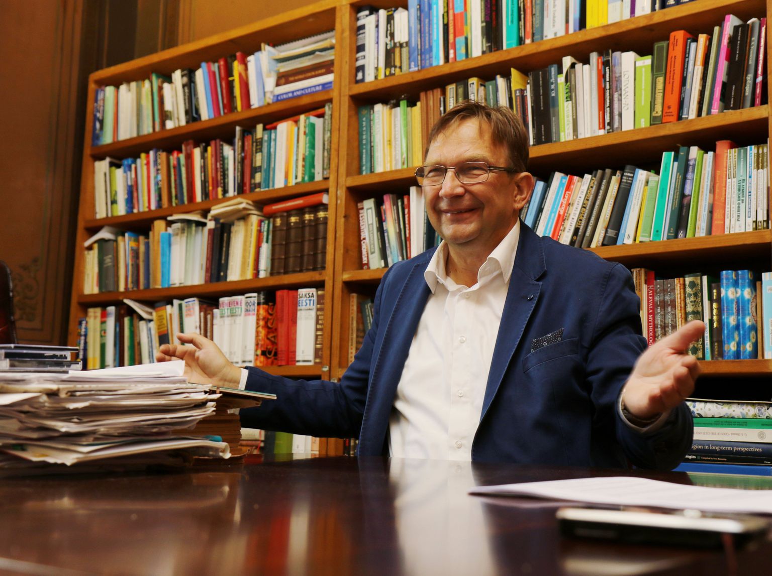 Kirjandusmuuseumi uus direktor Urmas Sutrop.