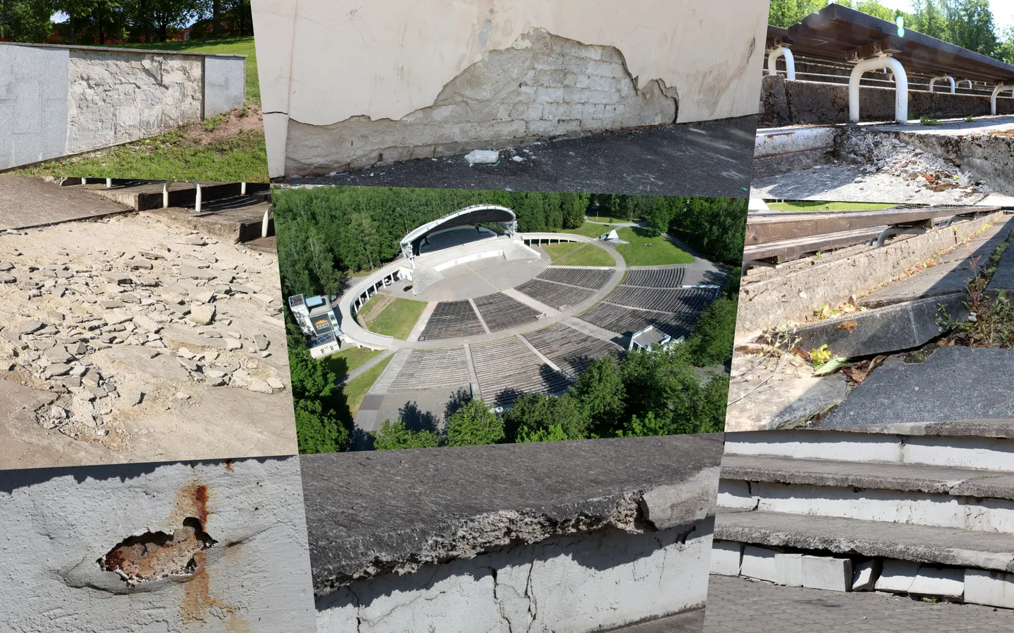Kui linnulennult jätab Tartu tähtsaim kultuuriobjekt endiselt imposantse mulje, siis lähemalt vaadates on seis pehmelt öeldes nukker.